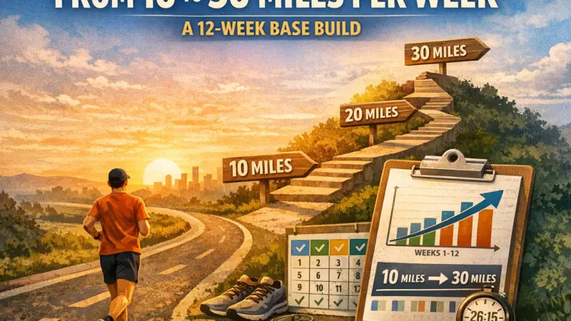 Case Study: From 10 to 30 Miles Per Week – A 12-Week Base Build