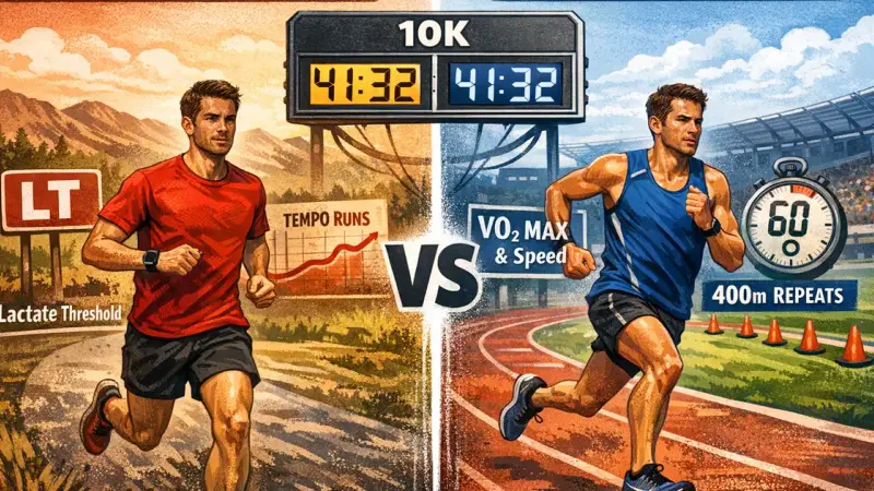 Case Study: Threshold Training vs. Intervals – Two Paths to 10K Improvement