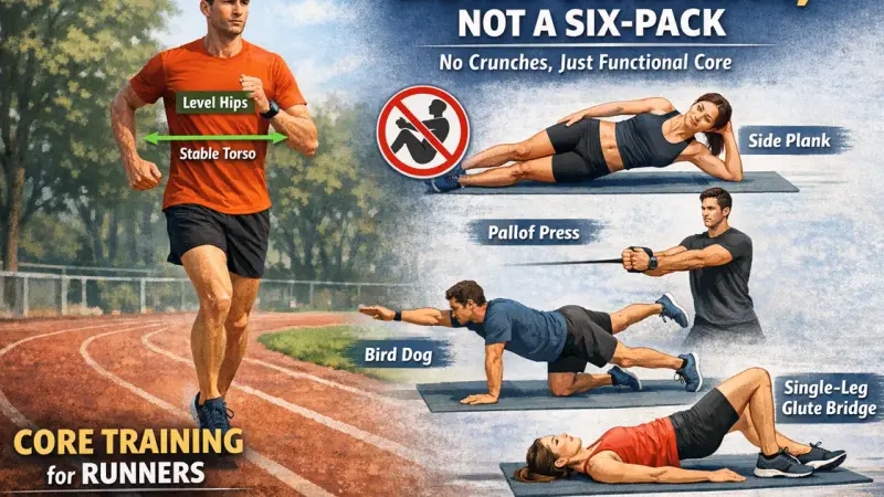 Core Exercises for Runners: Build Stability, Not a Six-Pack