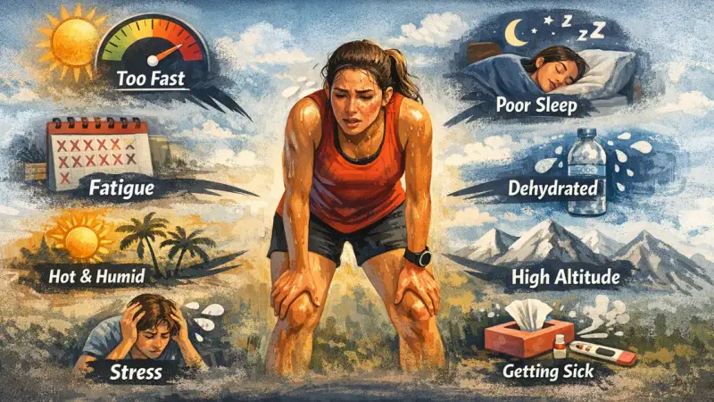 Easy Pace Feels Hard: 9 Common Reasons and How to Fix Them