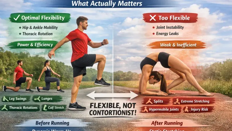 Mobility and Flexibility for Runners: What Actually Matters
