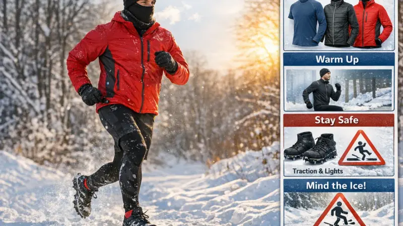 Running in the Cold: How to Dress, Warm Up, and Stay Safe in Winter