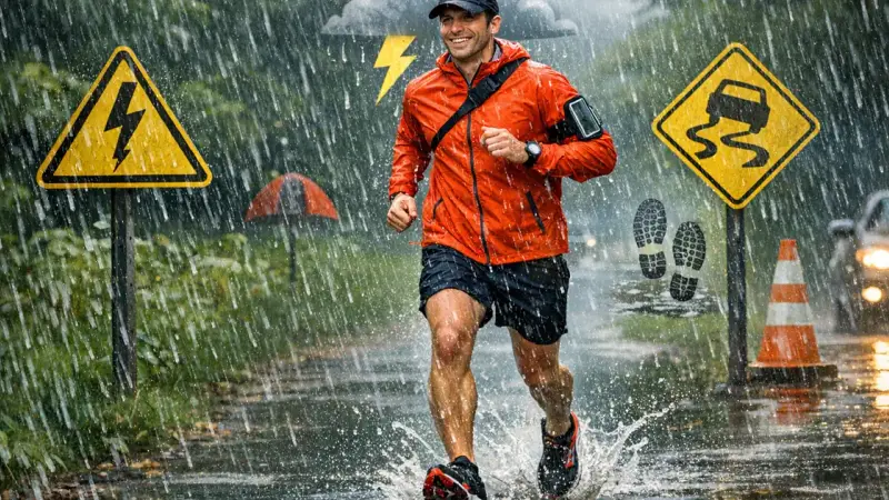 Running in the Rain: How to Stay Safe, Dry(ish), and Actually Enjoy It