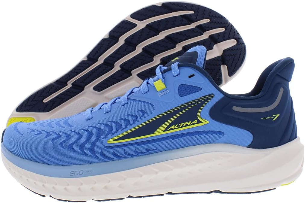 Altra Torin 7 zero-drop road running shoe in side view