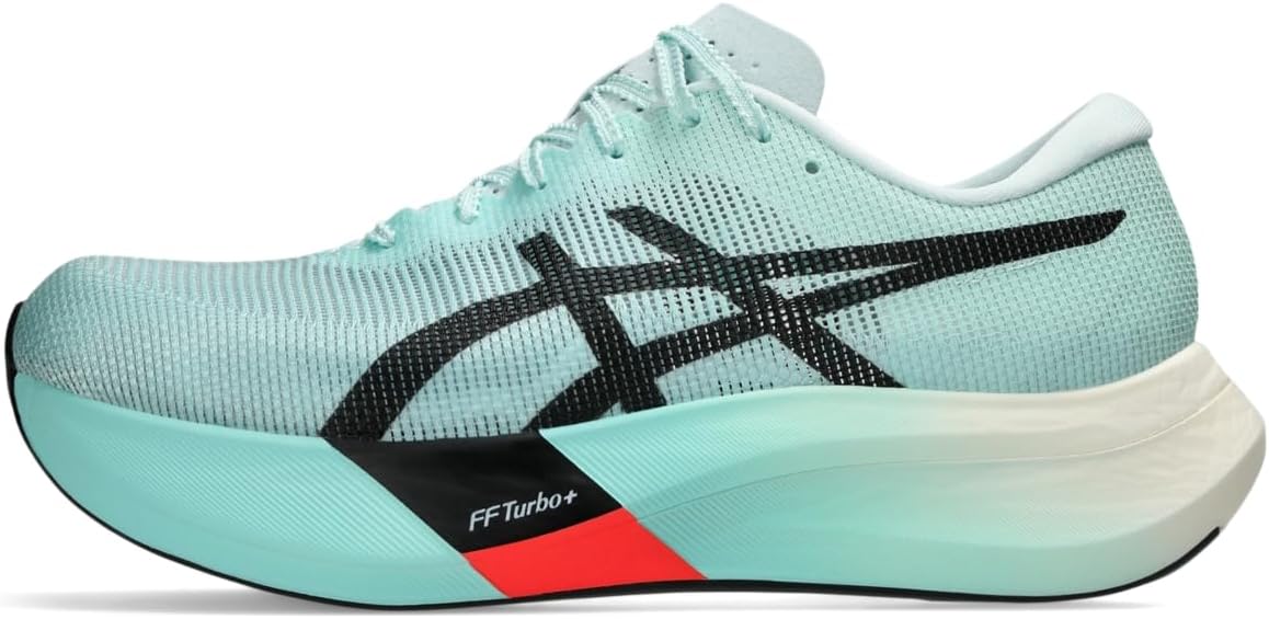 ASICS Metaspeed Edge Paris carbon-plated road racing shoe shown from the lateral side