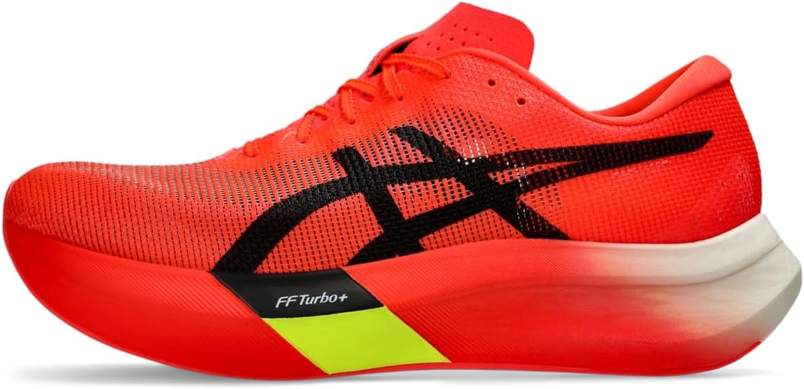 ASICS Metaspeed Sky Paris carbon-plated road racing shoe shown from the lateral side