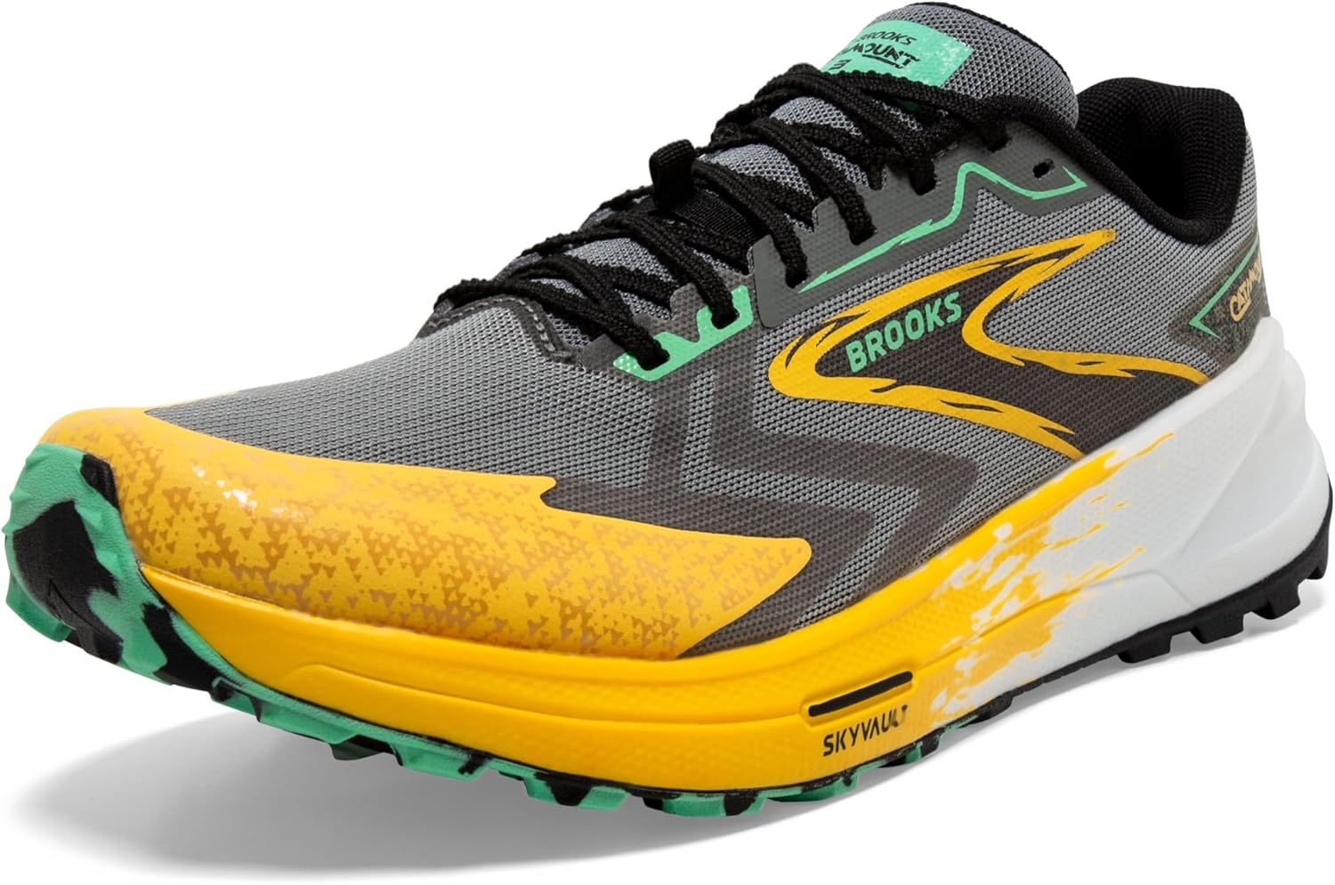 Brooks Catamount 3 lightweight plated trail racing shoe