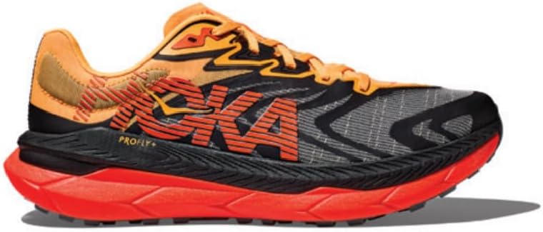 HOKA Tecton X 2 carbon-plated trail running shoe shown in lateral profile