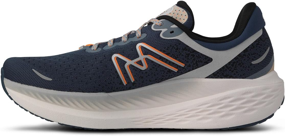 Karhu Mestari Run 2.0 max-cushion road running shoe shown from the lateral side