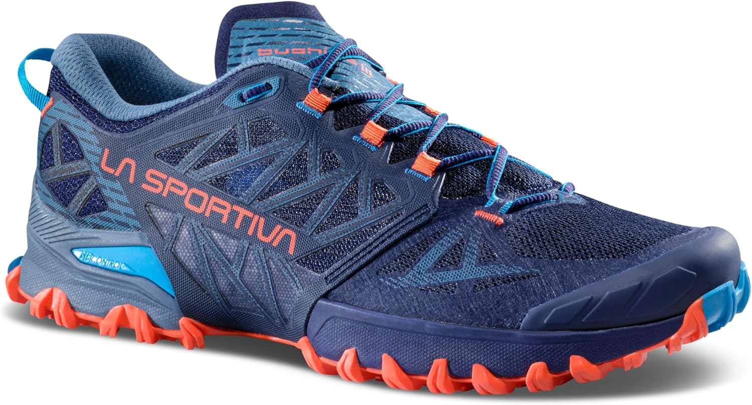 La Sportiva Bushido III technical trail running shoe in side view