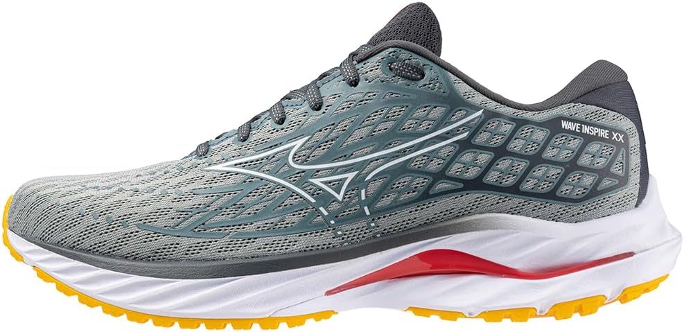 Mizuno Wave Inspire 20 stability road running shoe in side view