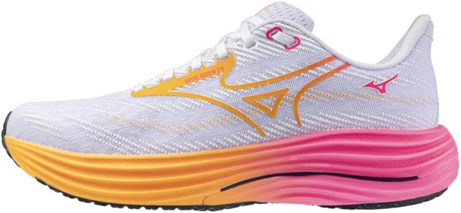 Mizuno Wave Rider 29 neutral road running shoe in side view