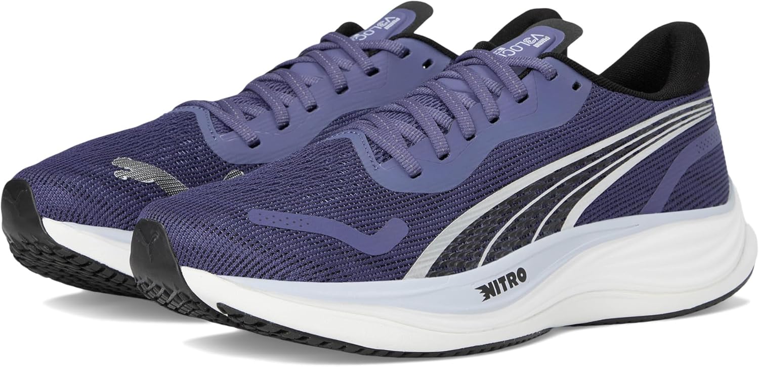 Puma Velocity Nitro 3 neutral road running shoe in side view