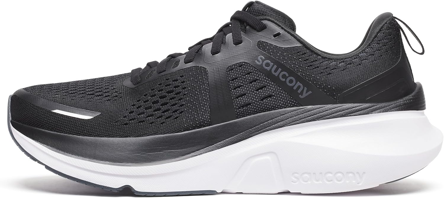 Saucony Guide 18 stability road running shoe in side view